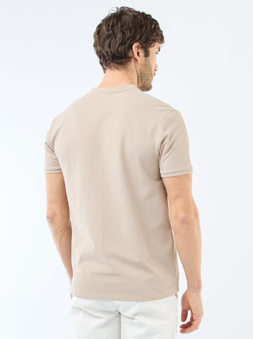 Polo con collo alla coreana - Kiabi