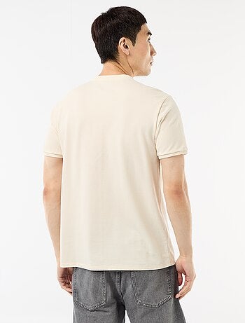 Polo con collo alla coreana