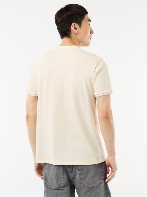 Polo con collo alla coreana - Kiabi