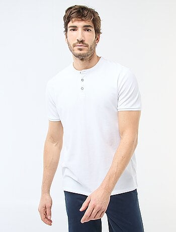 Polo con collo alla coreana