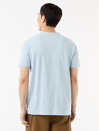 Polo con collo alla coreana