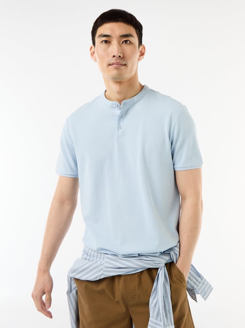 Polo con collo alla coreana - Kiabi