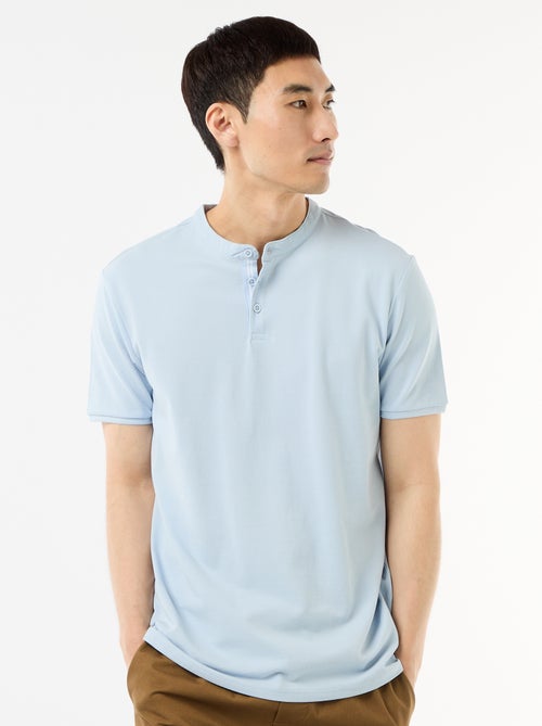 Polo con collo alla coreana - Kiabi