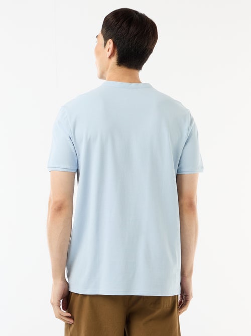 Polo con collo alla coreana - Kiabi