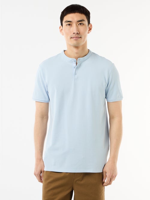 Polo con collo alla coreana - Kiabi