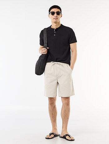 Polo con collo alla coreana