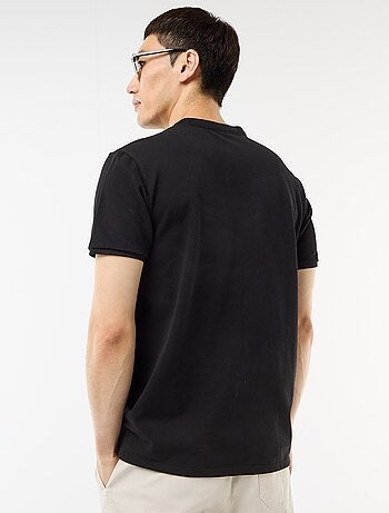 Polo con collo alla coreana