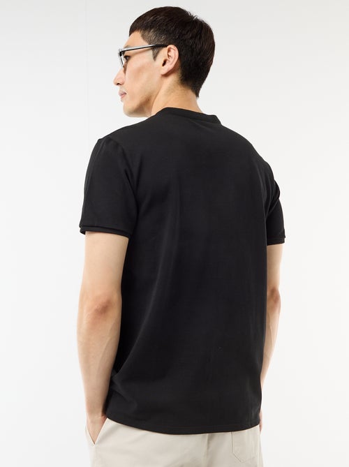 Polo con collo alla coreana - Kiabi