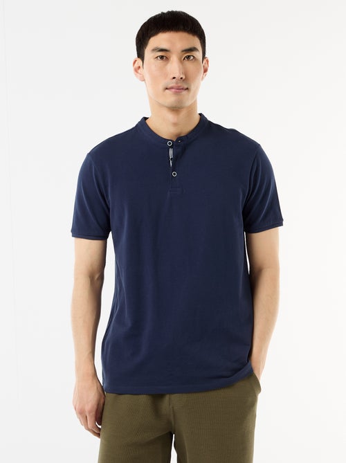 Polo con collo alla coreana - Kiabi