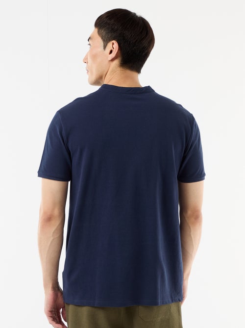 Polo con collo alla coreana - Kiabi