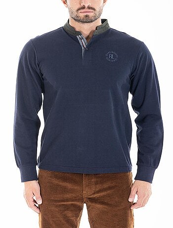 Polo con collo alla coreana WISE
