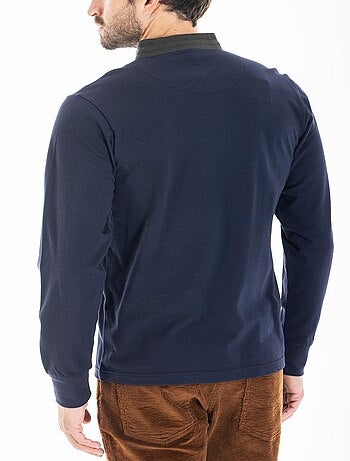 Polo con collo alla coreana WISE