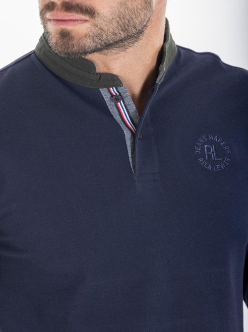 Polo con collo alla coreana WISE - Kiabi