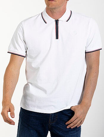 Polo con collo con cerniera FLOYD
