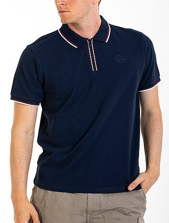 Polo con collo con cerniera FLOYD