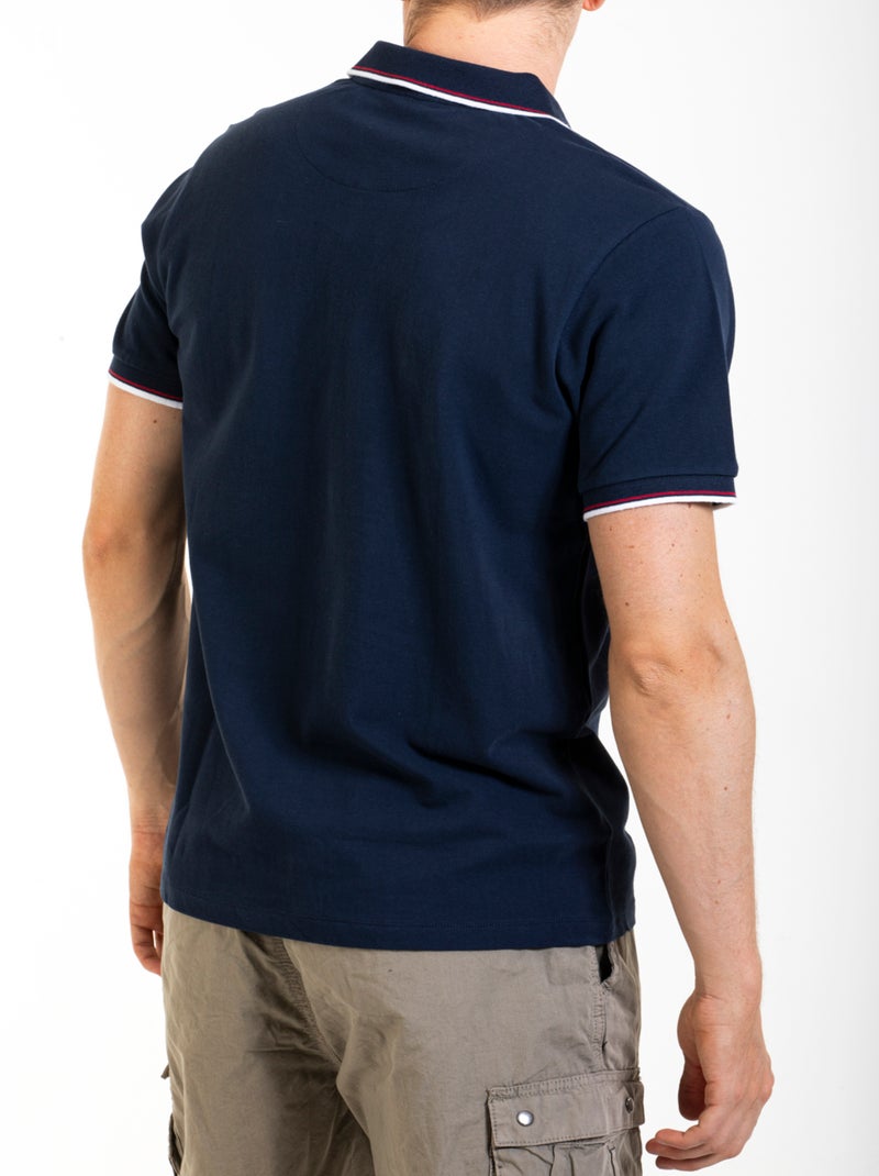 Polo con collo con cerniera FLOYD Blu - Kiabi