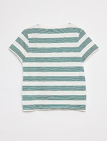 Polo con collo serafino