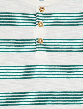 Polo con collo serafino