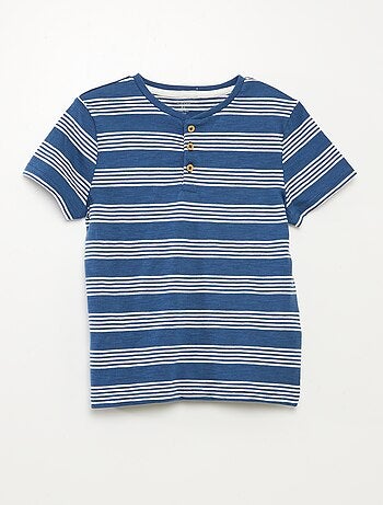 Polo con collo serafino