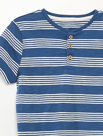 Polo con collo serafino