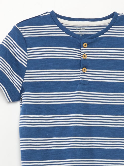 Polo con collo serafino - Kiabi