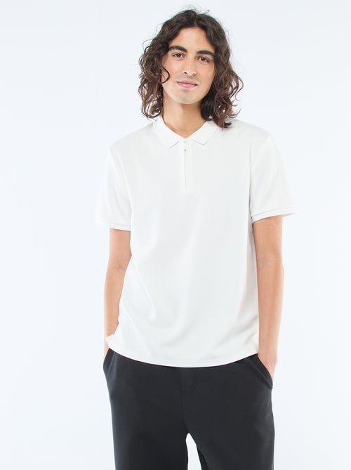 Polo con collo zippato - Kiabi