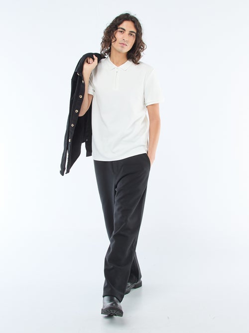 Polo con collo zippato - Kiabi