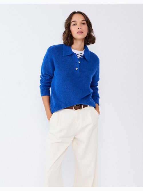 Polo con misto lana e alpaca, mo fashion - Kiabi Polo con misto lana e alpaca, mo fashion - Kiabi