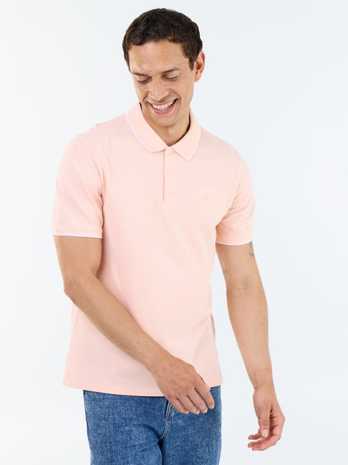 Polo con ricamo sul petto - Kiabi