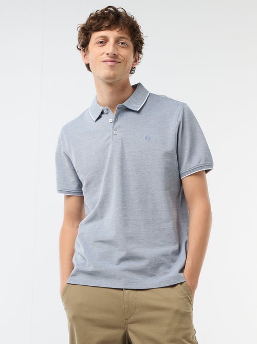 Polo con ricamo sul petto - Kiabi