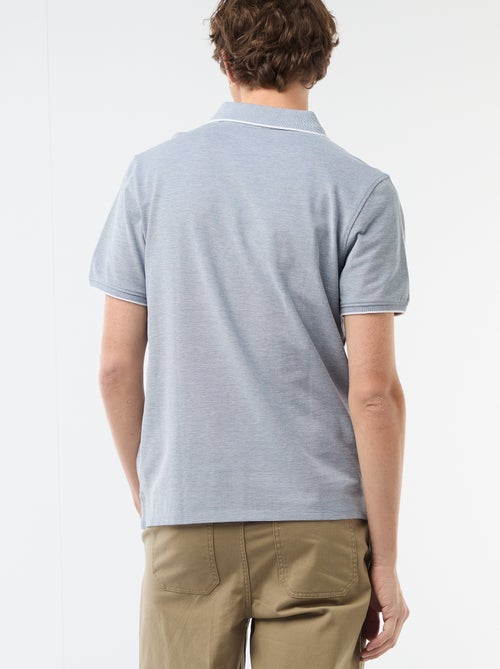 Polo con ricamo sul petto - Kiabi