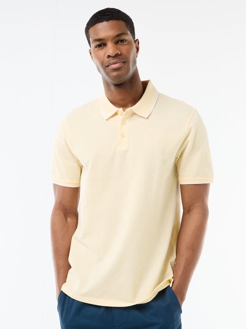 Polo con ricamo sul petto - Kiabi