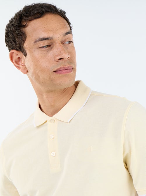 Polo con ricamo sul petto - Kiabi