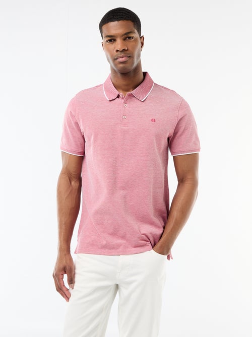 Polo con ricamo sul petto - Kiabi