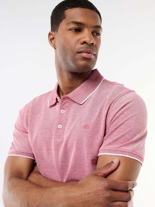 Polo con ricamo sul petto - Kiabi