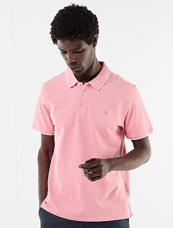 Polo con ricamo sul petto
