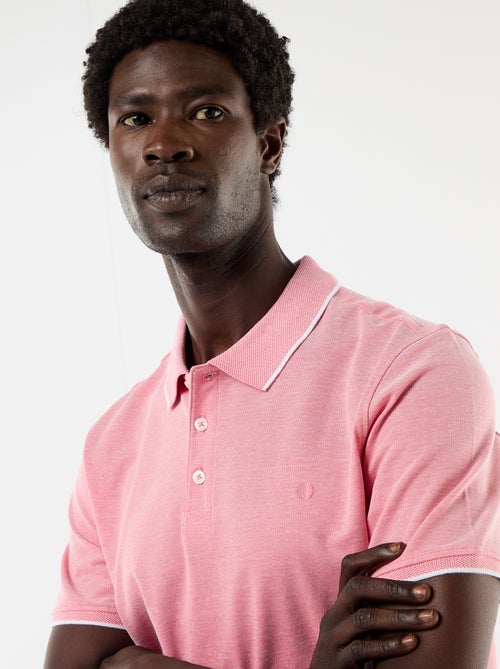 Polo con ricamo sul petto - Kiabi