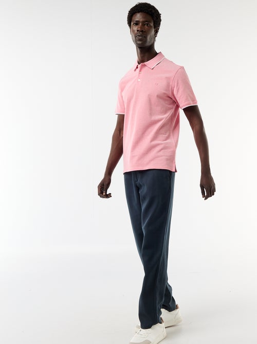 Polo con ricamo sul petto - Kiabi