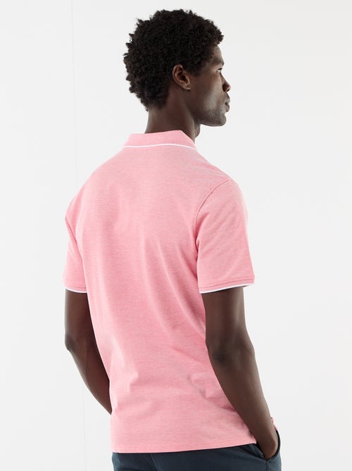 Polo con ricamo sul petto - Kiabi