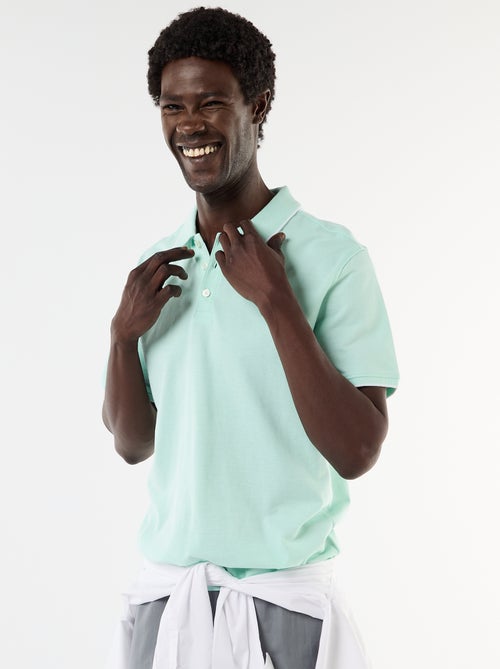 Polo con ricamo sul petto - Kiabi