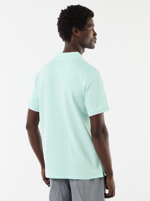 Polo con ricamo sul petto - Kiabi