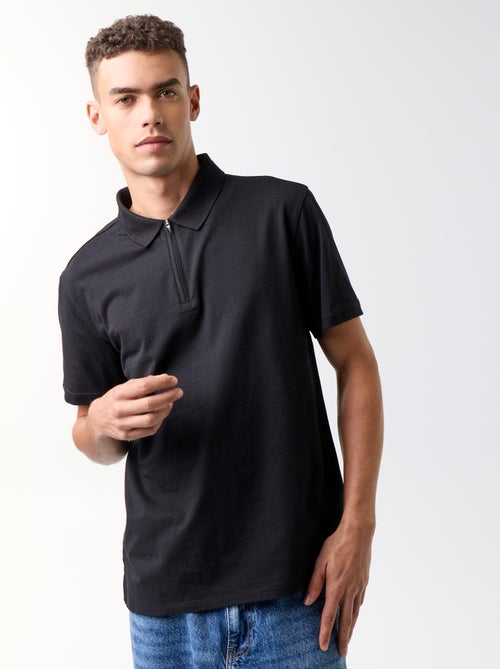 Polo con zip - Kiabi