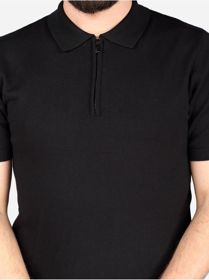 Polo Conicità sottile - Frilivin Nero - Kiabi