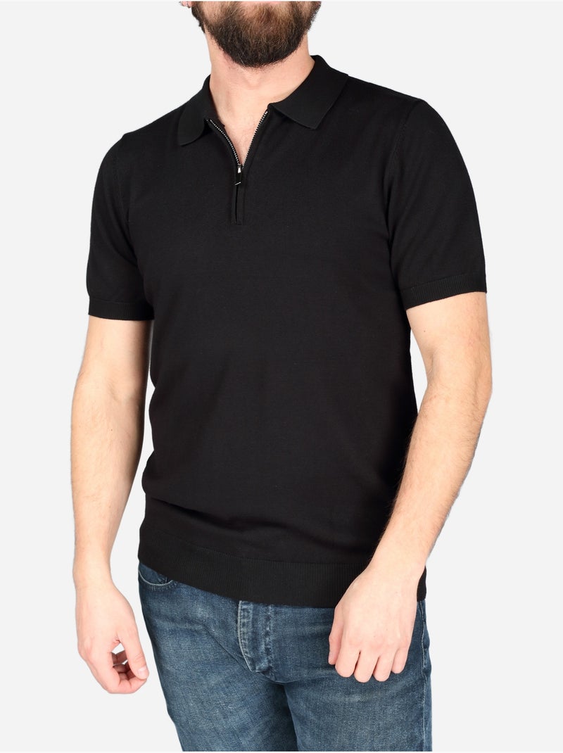 Polo Conicità sottile - Frilivin Nero - Kiabi