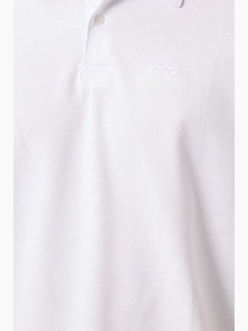 Polo cotone elastan tommy Bianco - Kiabi