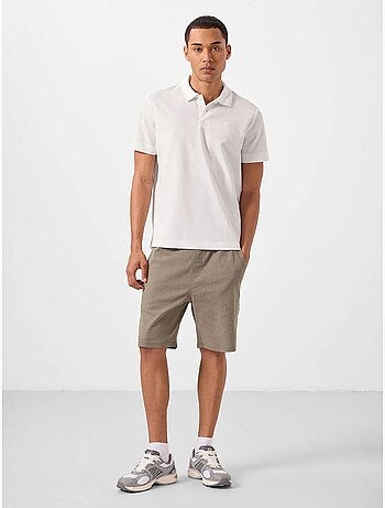 Polo t-shirt da uomo in cotone ed elastan tommy
