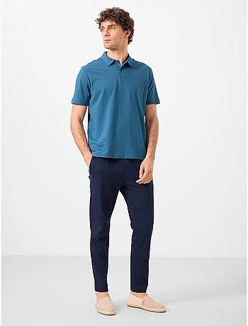 Polo t-shirt da uomo in cotone ed elastan tommy