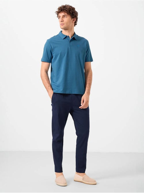 Polo cotone elastan tommy - Kiabi