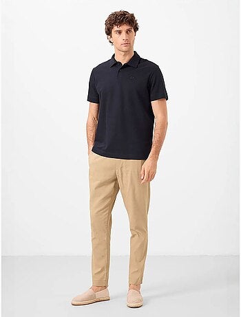 Polo t-shirt da uomo in cotone ed elastan tommy