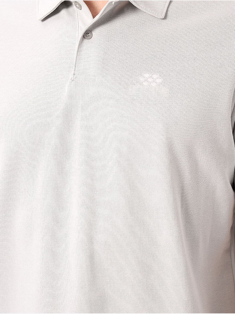 Polo cotone elastan tommy Grigio chiaro - Kiabi